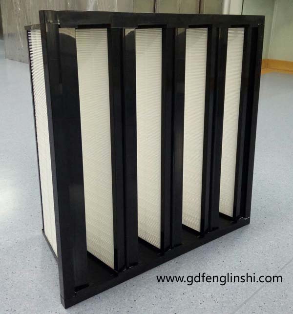 大風(fēng)量組合式高效過濾器具有過濾面積大，阻力低，使用壽命長特點(diǎn)