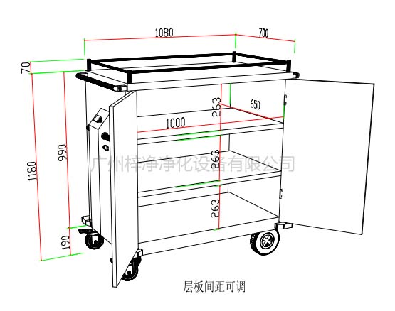 無(wú)菌物品運(yùn)送車、回收車、下送車、電動(dòng)運(yùn)送車、密封車設(shè)計(jì)圖